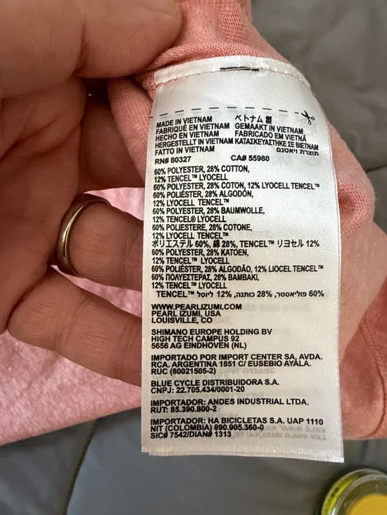 Pearl Izumi Women’s Sleeveless Tank Top in Dusty Rose Size XL - Picture 7 of 7